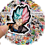 100pcs Dragon Ball Z Stickers Decal Vinyl Book Laptop iPhone Luggage Bottle