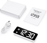 Digital Alarm Clock 5.8" LED Digital Clock for Heavy Sleepers Electronic Desk