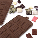 Mini Chocolate Bar Flexible Silicone Mold Candy Chocolate Cake Jelly Mould