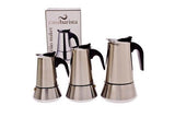 Casabarista 10 CUP STAINLESS STEEL ESPRESSO COFFEE MAKER Percolator