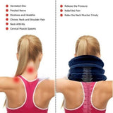 Air Inflatable Neck Pillow Head Cervical Traction Support Stretcher Assorted