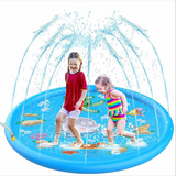 1x Kids Splash Sprinkler Water Play Pad Mat Inflatable Spray Pool Toy 170cm For Kids - Asstd