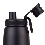 Oasis Stainless Steel Double Wall Insulated Sports Bottle w/Screw Cap 780ml -BLK