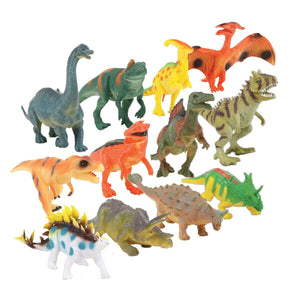 4pcs Dinosaur Figurines Realistic Non Toxic Durable Fun Learn Toy Kids Assorted