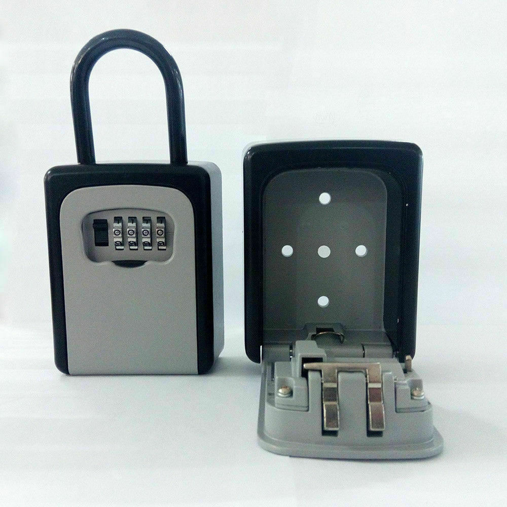 Lock Box For Keys Combination Lock Key Safe Storage Box Padlock Security Home – Acos ...