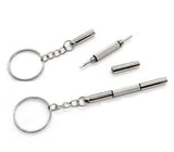 2x Mini Screwdriver 3 in1 Keychain Glasses Watch Phone Screw Repair Tool Keyring
