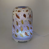 Gold Leaf Glass Mosaic Electric Essential Oil Diffuser Aromatherapy Small