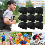 2x Breathable Liner Helmet Skull Cap Running Cycling Beanies Sports Outdoor Hats