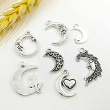 70PCS Bulk Tibetan Silver Mixed Charms Pendant Jewelry DIY Making Craft Findings