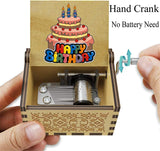 Wooden Music Box Vintage Anniversary Wedding Gift Happy Birthday Gift Valentines