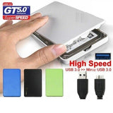 External SSD HDD Hard Drive 2.5" SATA USB 3.0 Enclosure Case Assorted Colour