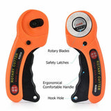10pcs Rotary Cutter 45mm Quilting Roller Fabric Cutting Tool Optional Blades