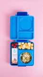 OmieBox Hot & Cold Bento Lunch Box Kids Food Storage Non Toxic Container - Blue