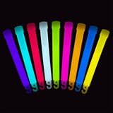 2x Glow in the Dark Sticks Tube Hook Glowsticks Lanyard Fun Party Decor 15cm