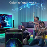 5050 RGB LED Strip Lights IP65 Waterproof 5M 300 LEDs 12V + Bluetooth Controller