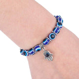 Evil Eye Bracelet Hamsa Hand Greek Turkish Mati Bangle Jewellery Adults Gift