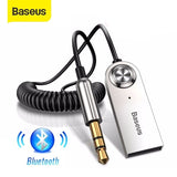 Baseus Wireless Bluetooth 5.0 Receiver Dongle Car AUX Music 3.5mm Adapter Cable