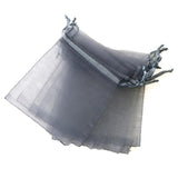 20x Organza Bags Multi-Purpose Pouch Gift Jewellery Wedding Bag- White 7x10 cm