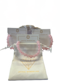 1pc Rose Quartz Crystal Beads Bracelet 8mm Natural Gemstone Healing