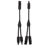 1 Pair Solar Y Connector Cable Plug Inline Solar PV Panel IP67 2 Connection