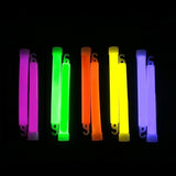 2x Glow in the Dark Sticks Tube Hook Glowsticks Lanyard Fun Party Decor 15cm