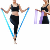 1PK Elastic Yoga Stretch Resistance Bands Exercise Fitness Band Assorted 150cm
