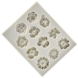 3D Flower Silicone Fondant Mould Cake Border Decor Baking Mold Sugarcraft DIY