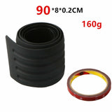 Car Trunk Rear Edge Protector Rubber Bumper Guard No Scratch Auto Universal