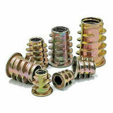 105pcs M4 M5 M6 M8 M10 THREADED HEX DRIVE INSERT FIXING WOOD SCREW INSERTS NUTS