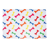 4pcs Pet Mat PVC Dog Pets Feeding Place Floor Placemat Easy Use -Assorted Model