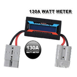 130A Watt Meter Power Analyzer Digital LCD Solar Volt Amp Anderson Style Plug