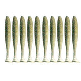 100x Soft Plastic Fishing Lures 70mm Paddle TAIL FLATHEAD Bream Bass Cod Lure