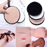 3pcs Microfiber Cloth Pads Makeup Remover Puff Face Cleansing Towel Reusable