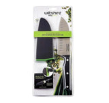 Wiltshire Staysharp Triple Rivet Santoku Knife With Sharpener Cover - 15cm