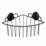 BoxSweden Bathroom Corner Wall Suction Rack Shower Caddy Shelf Organiser Holder