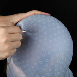 Reusable Hair Cap Salon Highlighting Tinting Hairdressing Streaking Silicone Hat