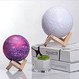 3D Printing Moon Lamp USB LED Night Light Moonlight Touch Color Changing 15cm