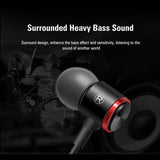 EXTRA BASS Earphones Earbuds Headset Headphones Mic for PC Samsung iPhone Black
