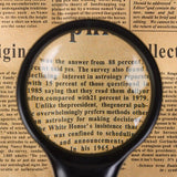 Magnifying Glass 45x Magnifier Handheld Loupe Reading Optical Clarity With Light
