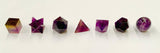 7 Pieces Amethyst Sacred Geometry Heiki Crystal Healing Spiritual Meditation