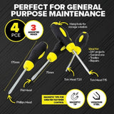 4pc Screwdriver Handy Hardware Set Rubber Grip Magnetic Tips DIY Tradies Repairs