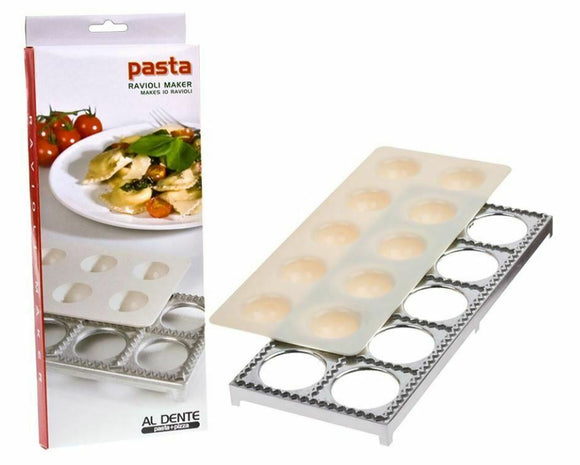 Ravioli Maker Pasta Mould Mold Tray Cutter Stamp Dumpling Italian Large
