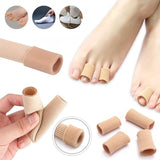 5pcs Silicone Tube Toe Gel Protector Corn Soft Cushion Pad Cap Relief Foot Pain