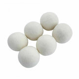 6x Wool Dryer Balls Natural Reusable Hand Made Engergy Saving Laundry Softener