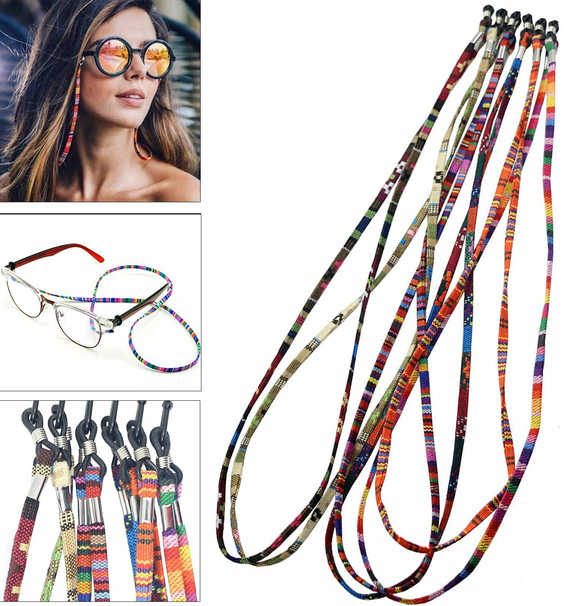 5x Colorful Sunglasses Strap Eyeglass Chain Reading Glasses Holder Neck Cord