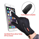 Winter Gloves Cycling Touch Screen Gloves Waterproof Outdoor Skiing Hiking L