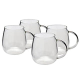 4 pieces Mila Coffee Tea Mug Glasses Borosilicate Thermal Cup Drinks Glass 320ml