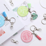 100pcs Swivel Clasps Lanyard Snap Hooks with Key Ring Key Chain Clip Silver