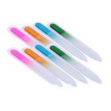 8x Nail File Crystal Durable Glass Buffer Art Files Manicure Device Acrylic Gel