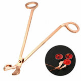 Rose Gold Candle Wick Trimmer Scissors Stainless Steel Candle Cutter Snuffers